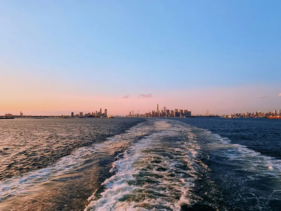 sunset during travel