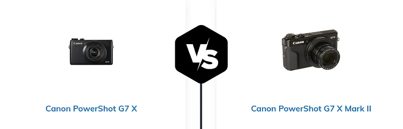 Canon G7X vs Canon G7X Mark II