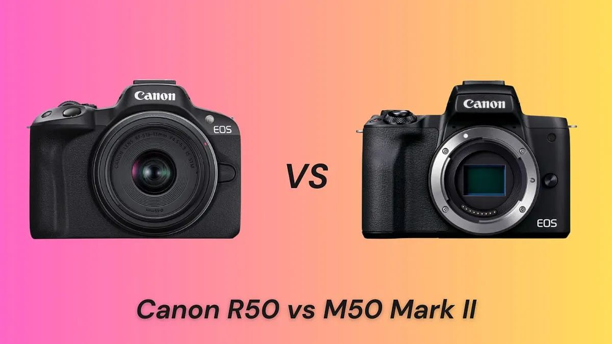 Canon R50 vs M50 Mark II